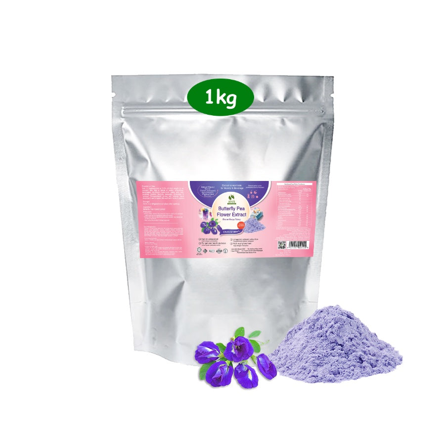 Butterfly Pea Flower 5:1 Standardized Extract (Liquid/Powder)