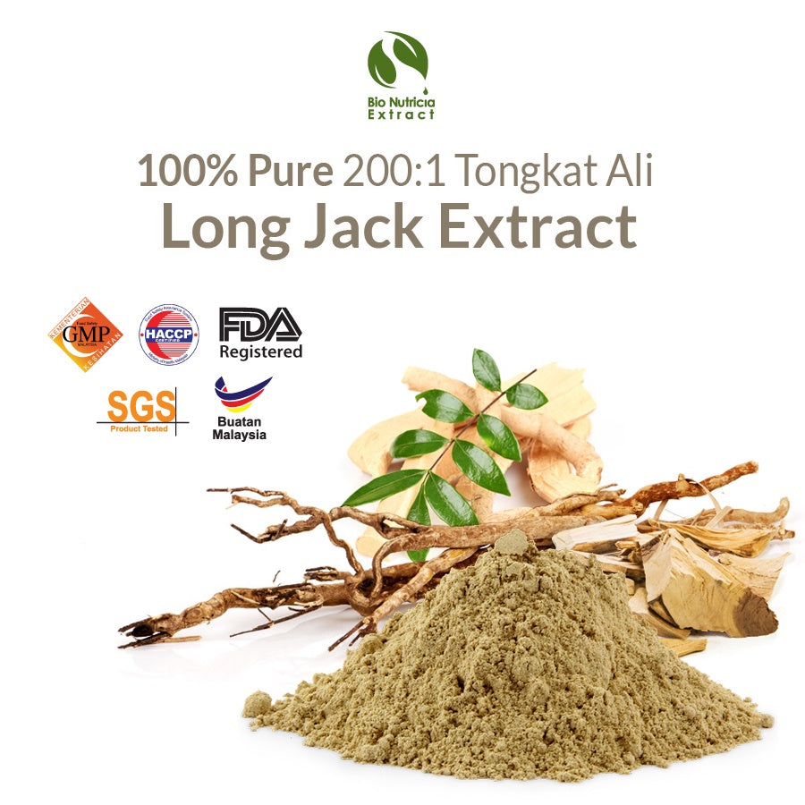 Tongkat Ali Extract Tablet 2-3% Eurycomanone Ginger & Guarana Men Energy Supplement (400mgx30Tabs)