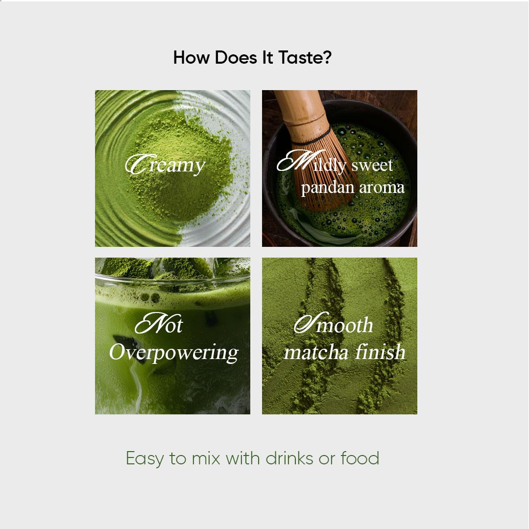 Pandan Matcha Powder – Perfect Balance of Earthy Matcha & Fragrant Pandan