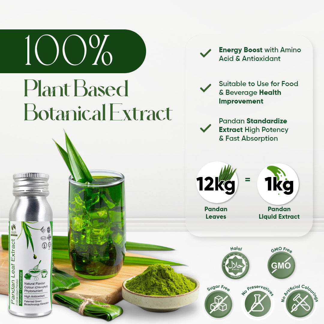 Pandan Leaf 12:1 Standardized Extract Liquid Concentrate