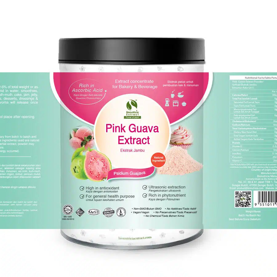 Pink Guava 20:1 Standardized Extract Powder
