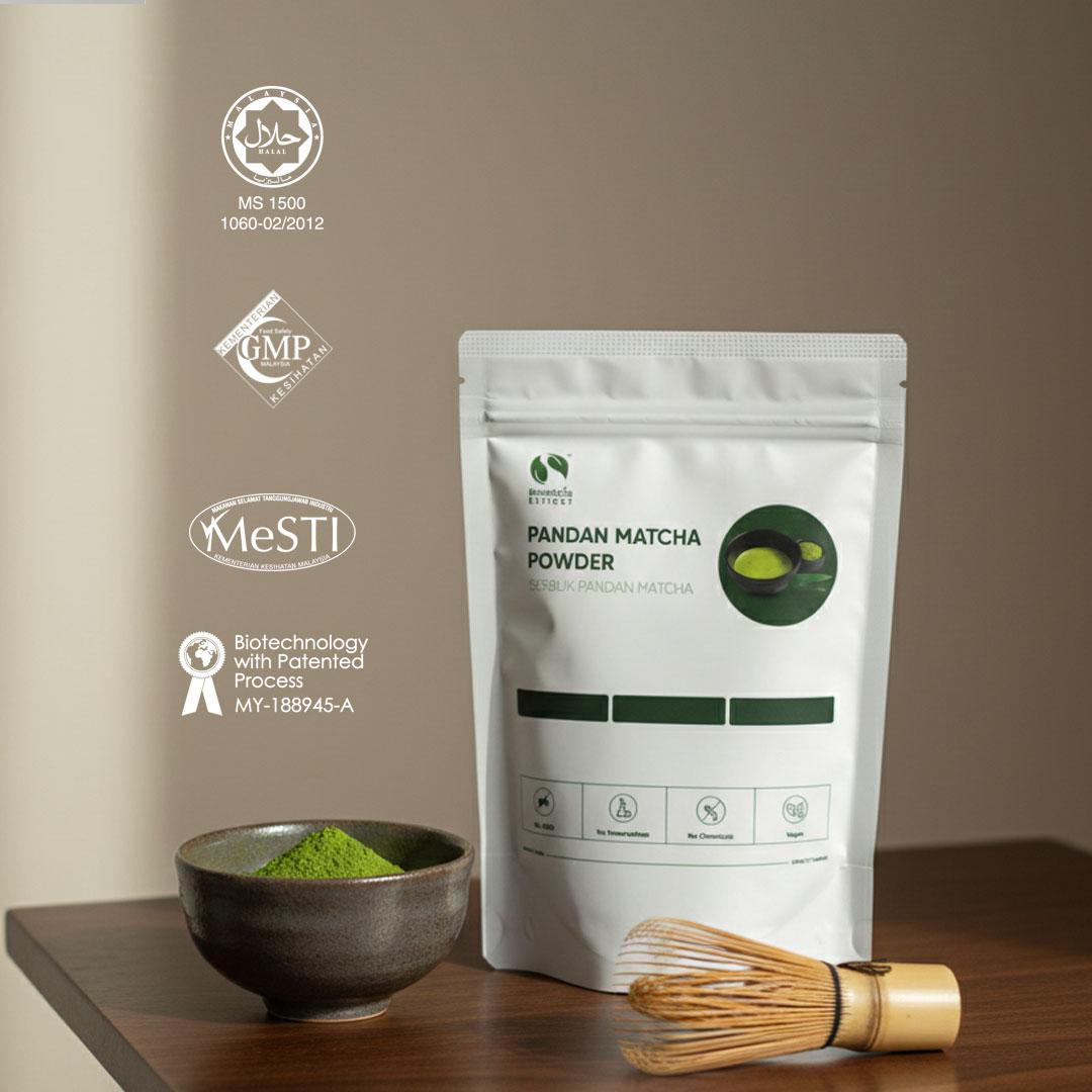 Pandan Matcha Powder – Perfect Balance of Earthy Matcha & Fragrant Pandan