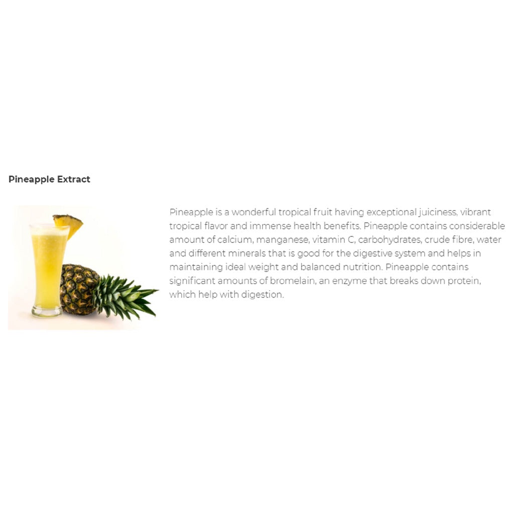 Pineapple 20:1 Standardized Extract Powder 1-3% Bromelain