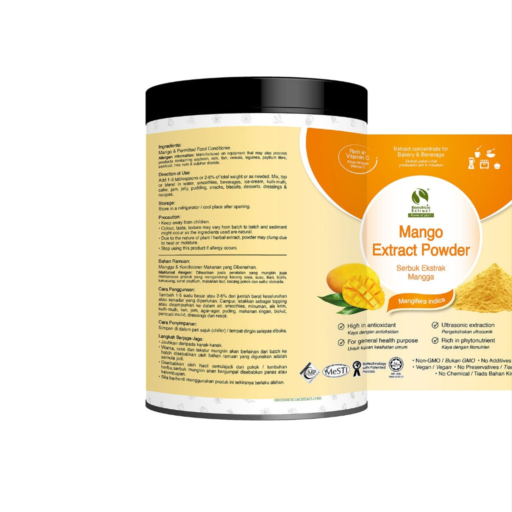 Mango 20:1 Standardized Extract Powder