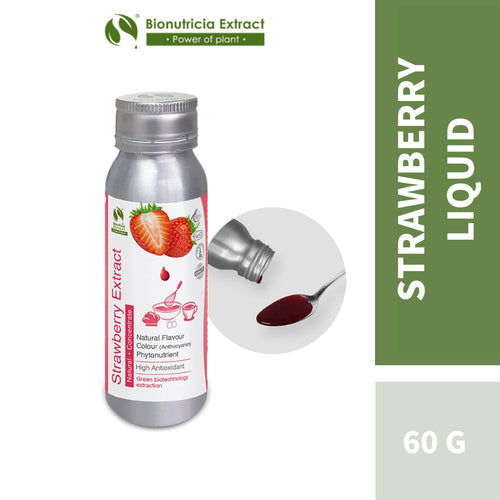 Bionutricia Pure Strawberry Fragaria x Ananassa Standardized Extract Liquid Concentrate (80g)