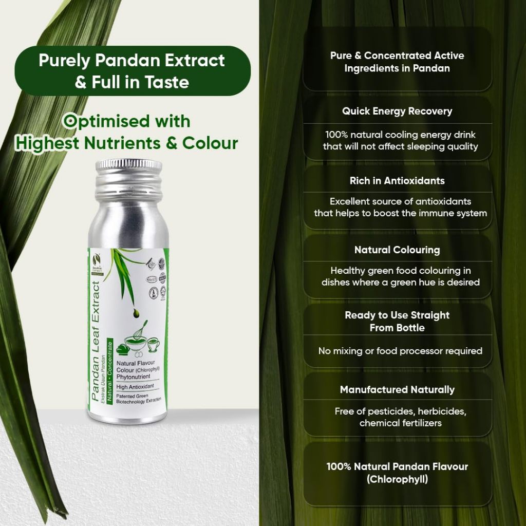 Pandan Leaf 12:1 Standardized Extract Liquid Concentrate